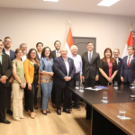 El D.Sc. Benjamín Barán, Ministro Presidente del CONACYT y los miembros del Consejo se reunieron con el Sr. Santiago Peña, Presidente de la República del Paraguay.