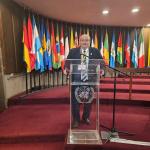 El D.Sc. Benjamín Barán, ministro presidente del Consejo Nacional de Ciencia y Tecnología (Conacyt), participó como ponente en la Conferencia Regional de Alto Nivel “Innovación y Propiedad Intelectual para el Desarrollo Productivo y el Crecimiento Sostenible en América Latina y el Caribe”, realizada en Santiago de Chile. La destacada presencia paraguaya se completó con su intervención en el panel sobre políticas de desarrollo productivo junto a representantes de agencias de innovación de Chile y Argentina